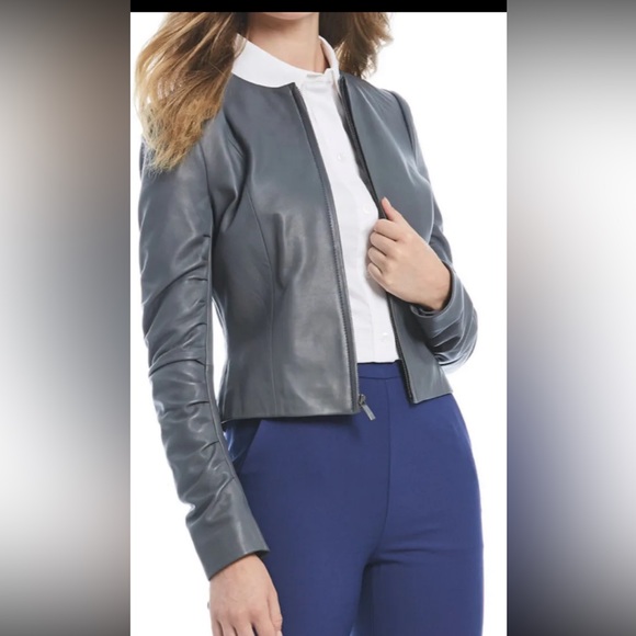 ANTONIO MELANI  The Luxury Collection 100% Leather Jacket Sz Medium NWT $339 - Picture 1 of 10